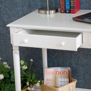 Wildon Home ® Hull Crisp White 2 Drawer Writing Desk