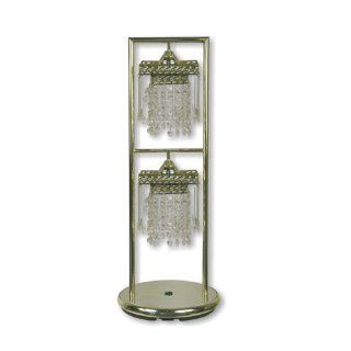 ORE International 713G 30 Inch 2 Light Floor Standing Lamp, Brass   Table Lamps  