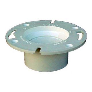 GenovaProducts 4 x 3 Sch. 40 PVC DWV Pop Top Closet Flange   75134