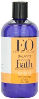 EO Bubble Bath, Rose Geranium & Citrus, 12 Ounce Bottles (Pack of 3)  Beauty