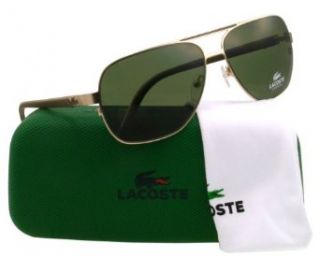 Lacoste 714 Black 141 Aviator Sunglasses Lens Category 3 Lacoste Clothing