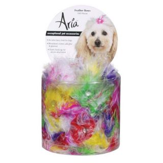 Aria Feather Dog Bows (100 Pieces)