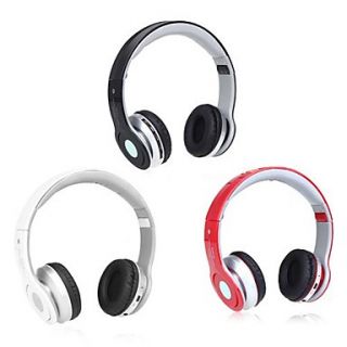 AT BT802 Foldable Bluetooth Stereo Headphone Headset Mic FM TF Slot for iPhone iPad Samsung Tablet