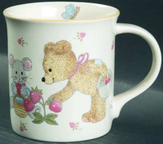 Mikasa Teddy Childs Mug, Fine China Dinnerware   Teddy Bear Center,ChildrenS D