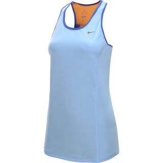 NIKE Womens Racer Tank   Size Xl, Ice Blue/violet