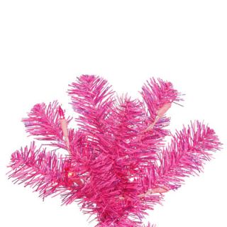 Vickerman Co. 7.5 Pink Artificial Christmas Tree with 400 Pink Mini