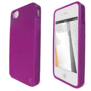 Soft Skin Case Fits Apple iPhone Transparent Matrix Purple TPU AT&T (does NOT fit Apple iPhone 3G/3GS or iPhone 4/4S or iPhone 5/5S/5C) Cell Phones & Accessories