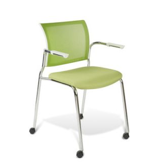 Jesper Office Mesh Stackable Guest and Conference Chair with Castors