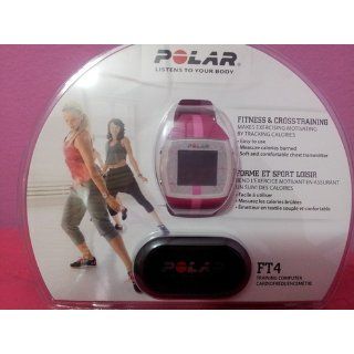 Polar FT4 Women's Heart Rate Monitor Pink / Purple Sports & Outdoors