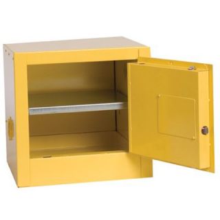 Eagle Manufacturing Company Gallon Yellow One Shelf With One Door