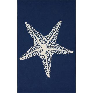 nuLOOM Homestead Blue Starfish Novelty Rug