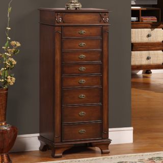 Manhattan 8 Drawer Jewelry Armoire with Mirror