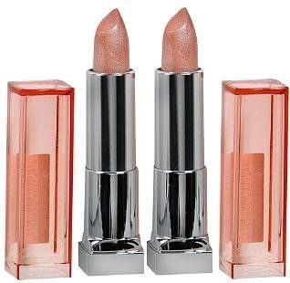 MAYBELLINE Color Sensational Lipstick #735 CHAMPAGNE SHIMMER (PACK OF 2 Tubes)  Beauty