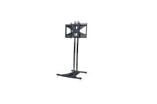 Floor Stand with 72" Dual Poles and Rotating Mount   Television Mounts