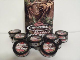 Team Realtree Original Shredded Beef Jerky Chew (Pack of 12)  Jerky And Dried Meats  Grocery & Gourmet Food