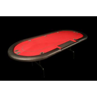 BBO Poker V5 Series Specialized Poker Table with Red Playing Surface