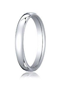 10K White Gold, 3.5mm London Couture Comfort Fit Ring (sz 4 15) Wedding Bands Jewelry