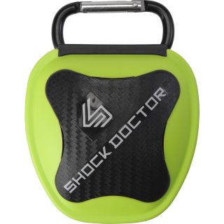 SHOCK DOCTOR Antimicrobial Mouthguard Case, Green