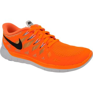 NIKE Mens Free Run+ 5.0 Running Shoes   Size 9.5, Orange/silver