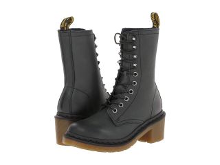 Dr. Martens Casey 6 Eye 4 Tie Boot Womens Lace up Boots (Black)