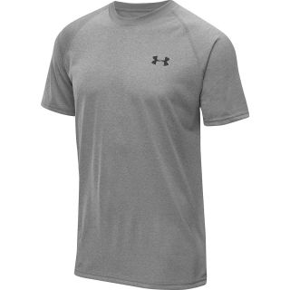 UNDER ARMOUR Mens Tech Short Sleeve T Shirt   Size Xl, True Grey/black