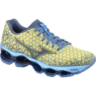 MIZUNO Womens Wave Prophecy 3 Running Shoes   Size 6, Yellow/blue