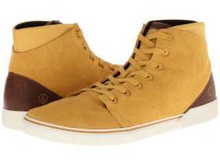 Volcom Buzzard Mens Lace up casual Shoes (Yellow)