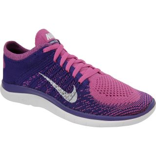 NIKE Womens Free Flyknit 4.0 Running Shoes   Size 9, Club Pink/white