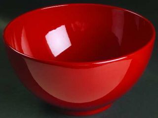 Waechtersbach Fun Factory/Freestyle Red (Germany) 9 Round Vegetable Bowl, Fine