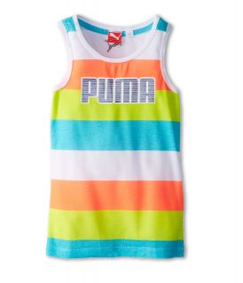 Puma Kids Wide Strap Tank Top Girls Sleeveless (White)