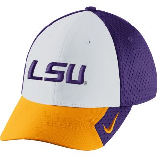 NIKE Mens LSU Tigers Dri FIT Legacy 91 Conference Cap   Size Adjustable, White