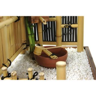 Oriental Furniture Zen Bamboo Mini Rock Garden