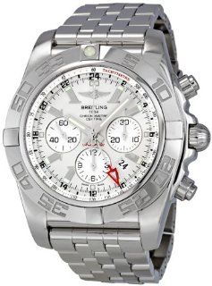 Breitling Men's AB041012/G719SS Silver Dial Chronomat GMT Watch at  Men's Watch store.
