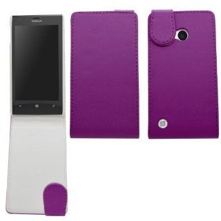 SAMRICK   Nokia Lumia 720 & Nokia 720 RM 885   Specially Designed Leather Flip Case   Purple Cell Phones & Accessories
