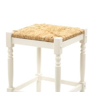 Carolina Cottage 30 Hawthorne Counter Stool with Rush Seat in Antique