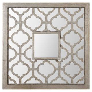 Uttermost Sorbolo Squares Mirror in Antique Silver Leaf (Set of 2)