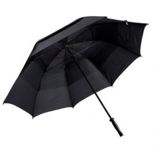Golf Gifts & Gallery 62 Black Windbuster Umbrella