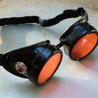 Steampunk Victorian Goggles welding Glasses diesel punk  limited SSS red 