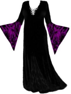 Sanctuarie Designs Women's Plus Size Purp Sl Gothic Sorceress Dress Adult Sized Costumes Clothing