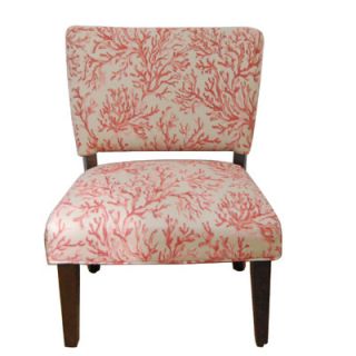 Kinfine Floral Gigi Fabric Slipper Chair