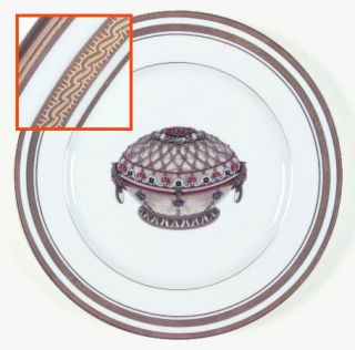 Faberge Imperial Egg Collection Dinner Plate, Fine China Dinnerware   Original D