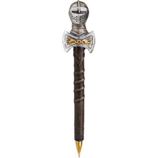 Design Toscano Knights of the Realm Double Axe Battle Armor Pen