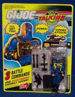 G.I. Joe Talking Battle Commanders "Cobra Commander" Toys & Games