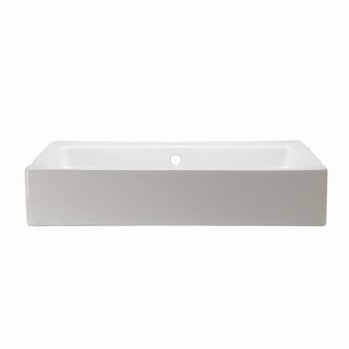 DecoLav Classically Redefined Rectangular Vessel Bathroom Sink   1444