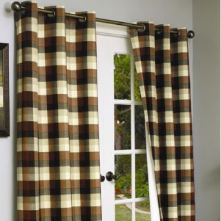 Thermalogic Mansfield Check Cotton Grommet Top Curtain Panel
