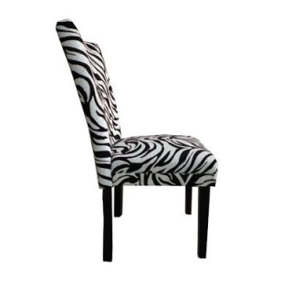 NOYA USA Tiger Striped Parsons Chair (Set of 2)