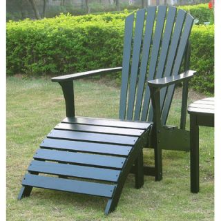International Concepts Adirondack Chair with Optional Footrest