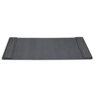 1000 Series Classic Leather 34 x 20 Side Rail Desk Pad in Black