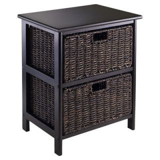 Winsome Omaha Storage Rack with 2 Foldable Baskets