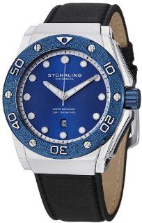 Stuhrling Original Men's 723.02 Special Reserve Apocalypse Storm Quartz Date Blue Watch Watches
